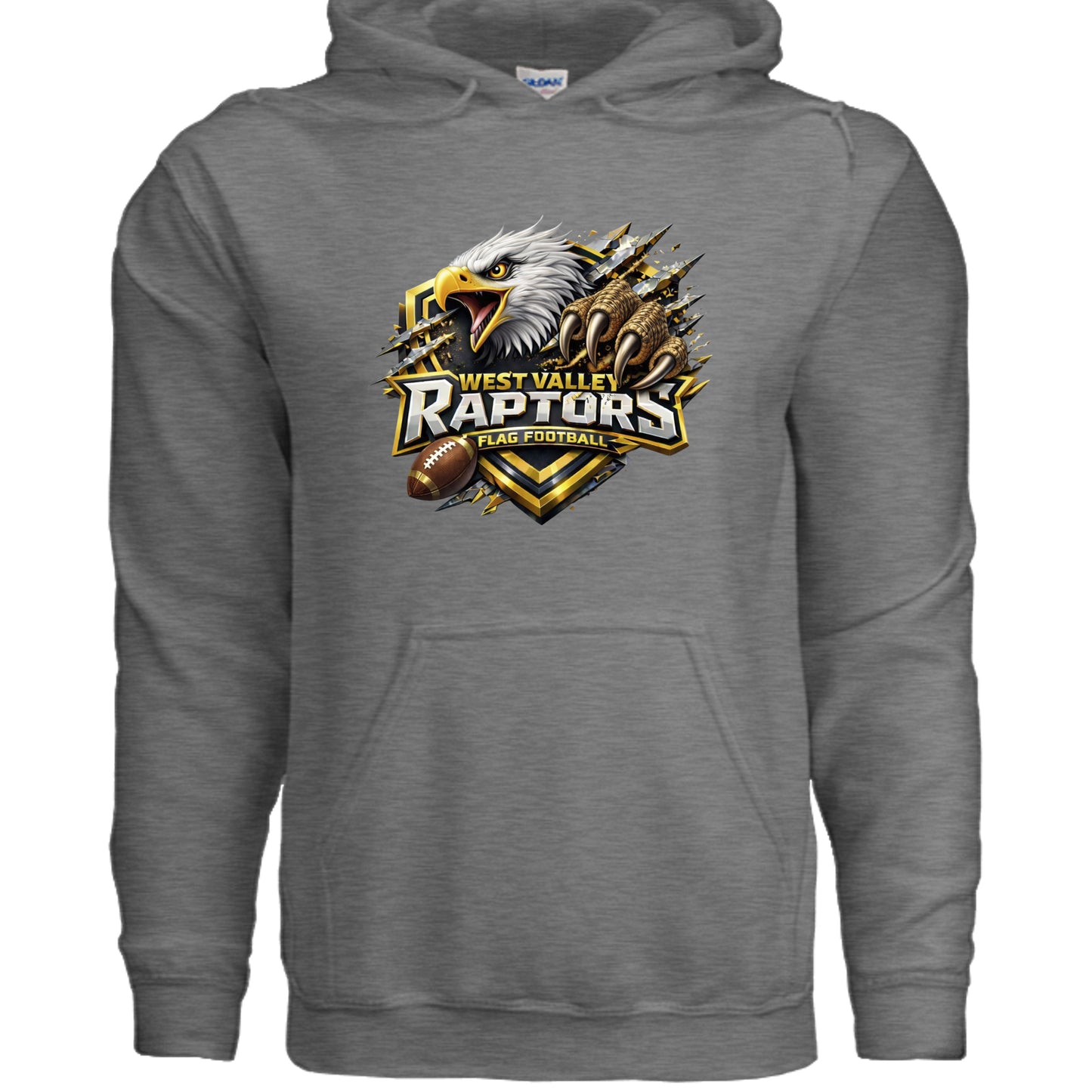 GRAPHITE HEATHER - G185 - FRONT