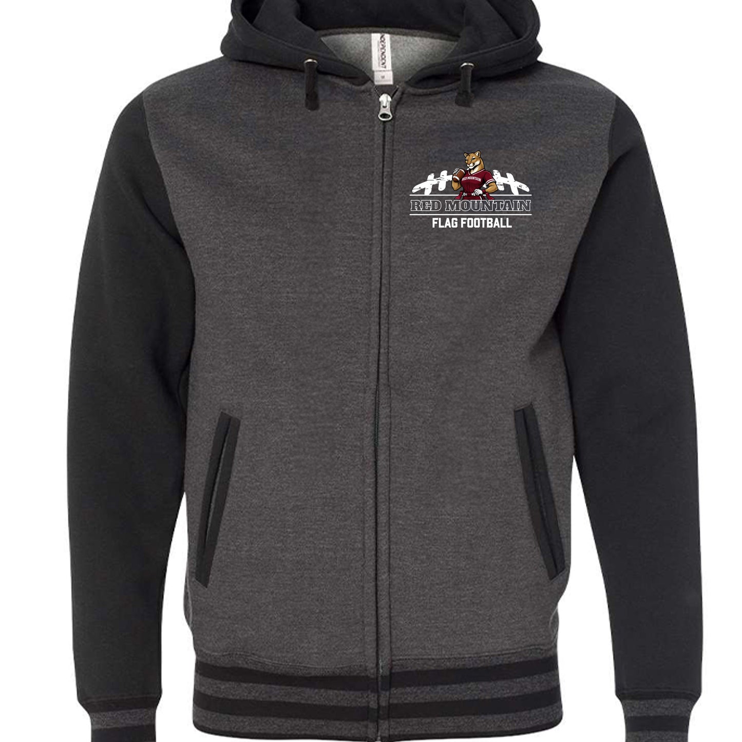 Charcoal Heather/ Black - IND45UVZ - FRONT