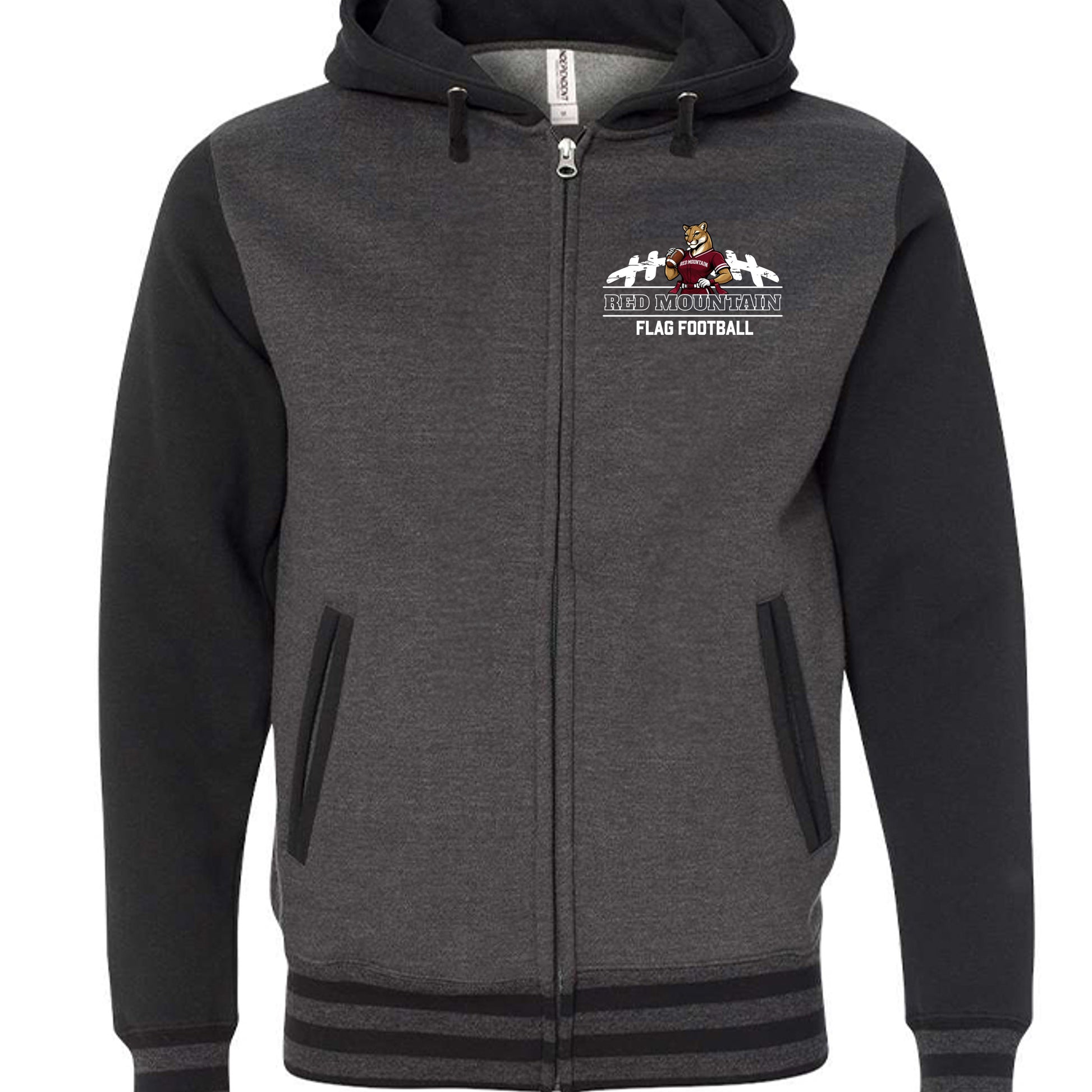 Charcoal Heather/ Black - IND45UVZ - FRONT