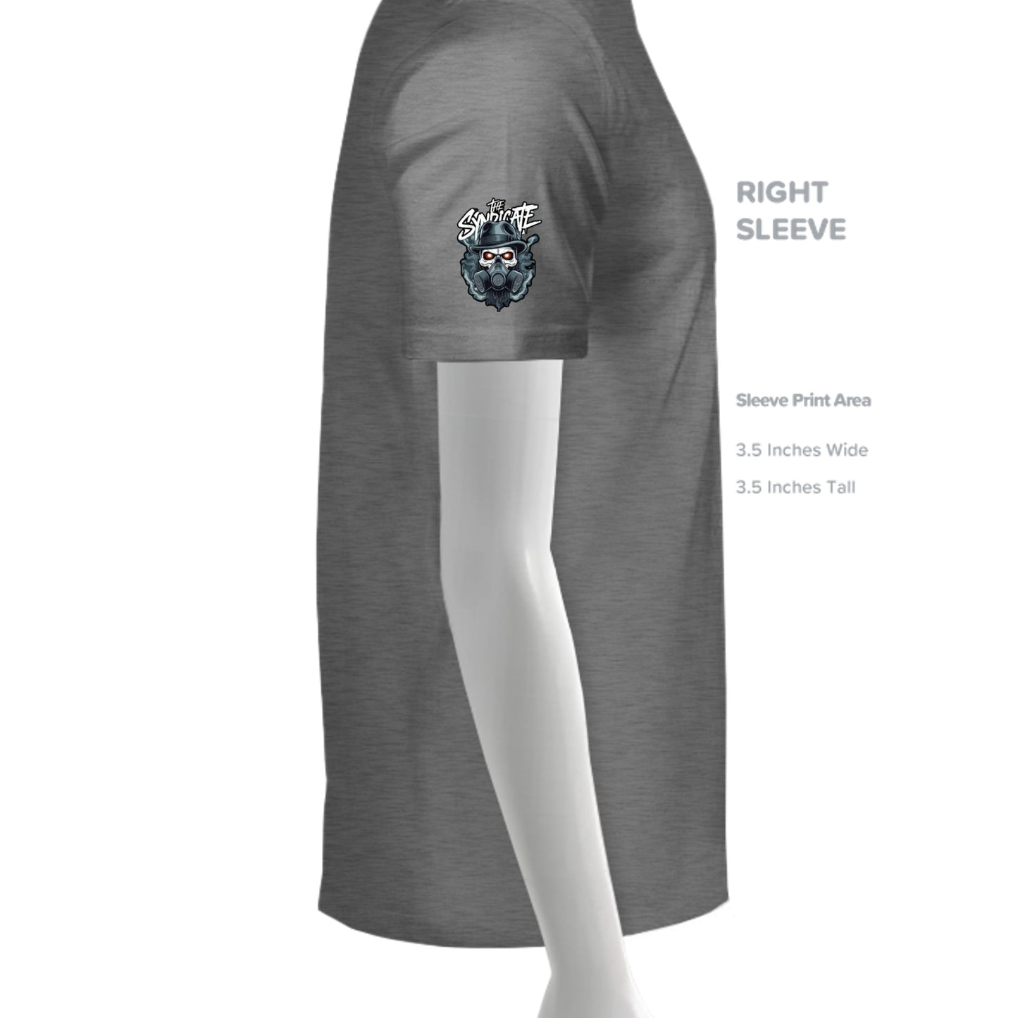 GRAPHITE HEATHER - G500 - SLEEVE_RIGHT