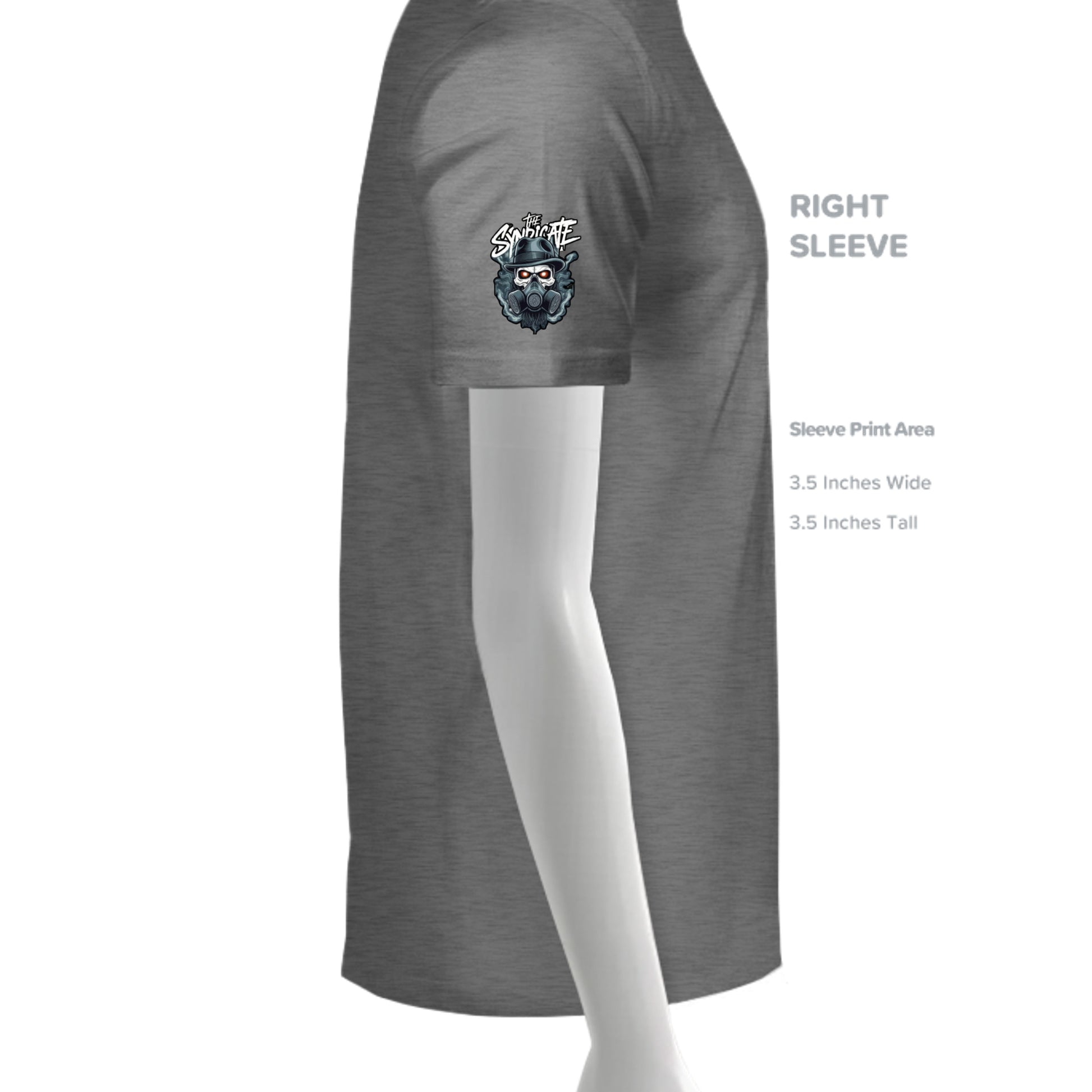 GRAPHITE HEATHER - G500 - SLEEVE_RIGHT
